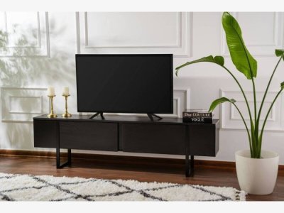 Mueble TV en negro modelo HERSHEL