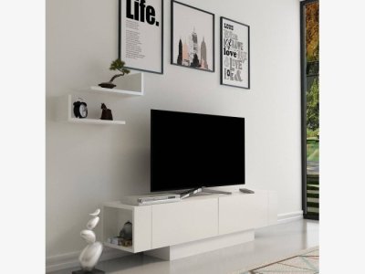 Mueble TV en blanco modelo NAVARRA