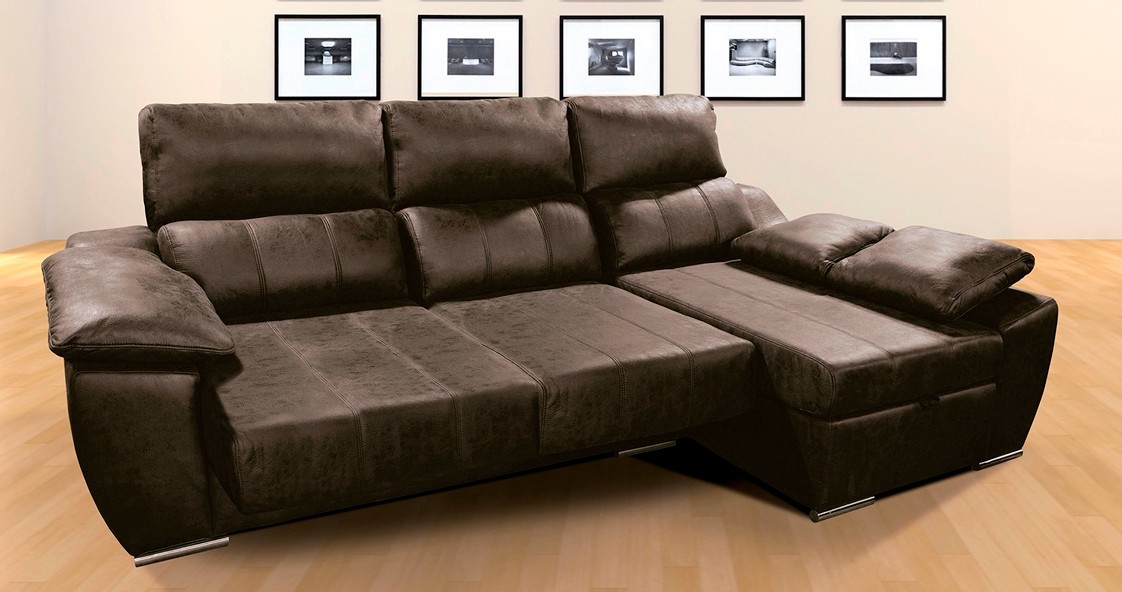 sofá de piel para salón